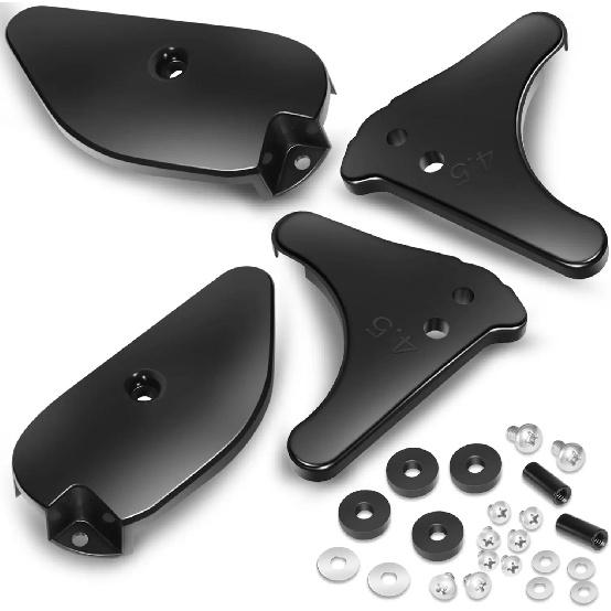 Trolling Motor Ramp & Skid Plate Kit, for Minn Kota Terrova & Riptide Terrova 112 Lb Thrust 4-1/2' Motors BT 2017 & Newer Models