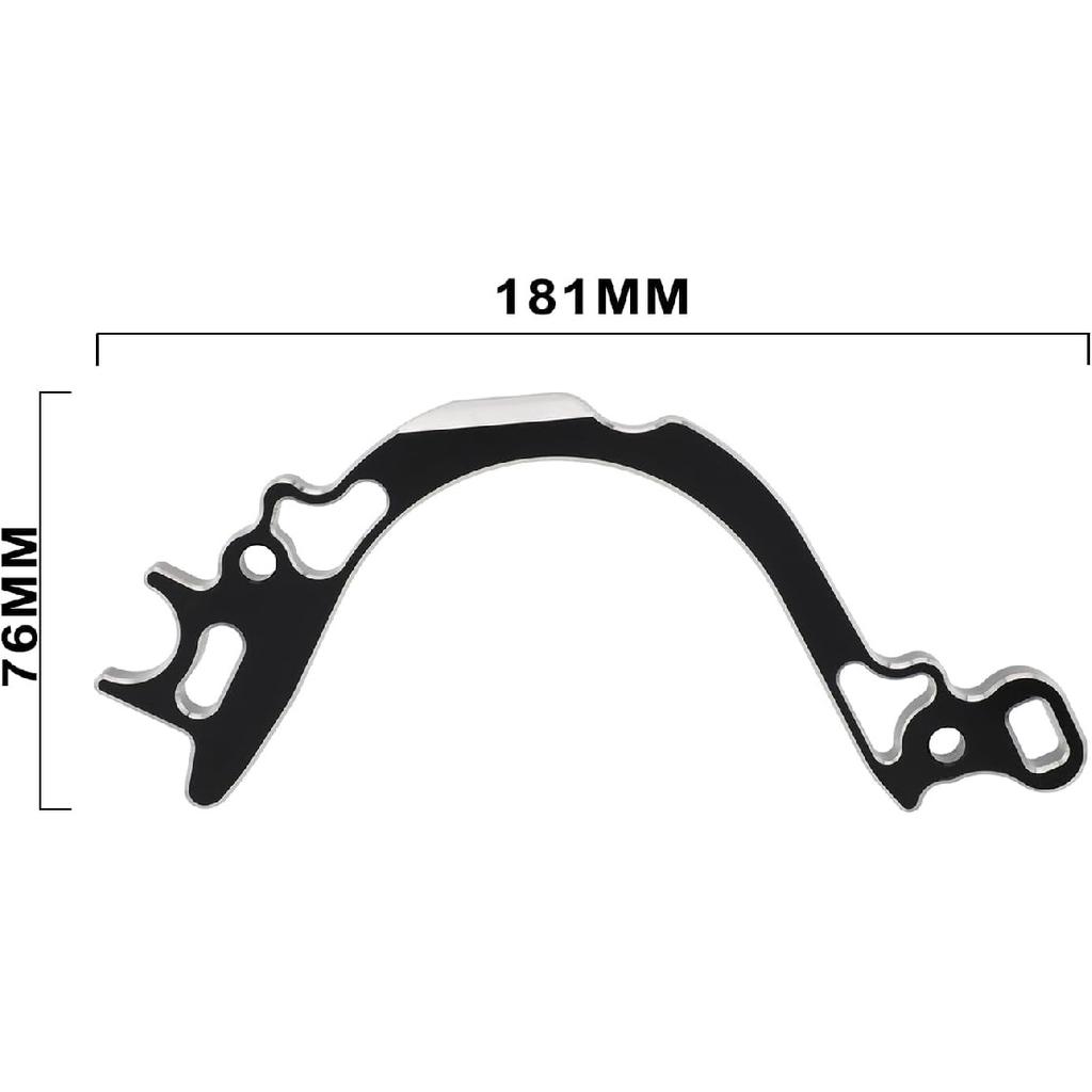 Dirt Bike Case Saver Sprocket Cover Engine Chain Guard CNC for CRF250F CRF 250 CRF 250F 2025 2024 2019-2025 Motorcycle Black