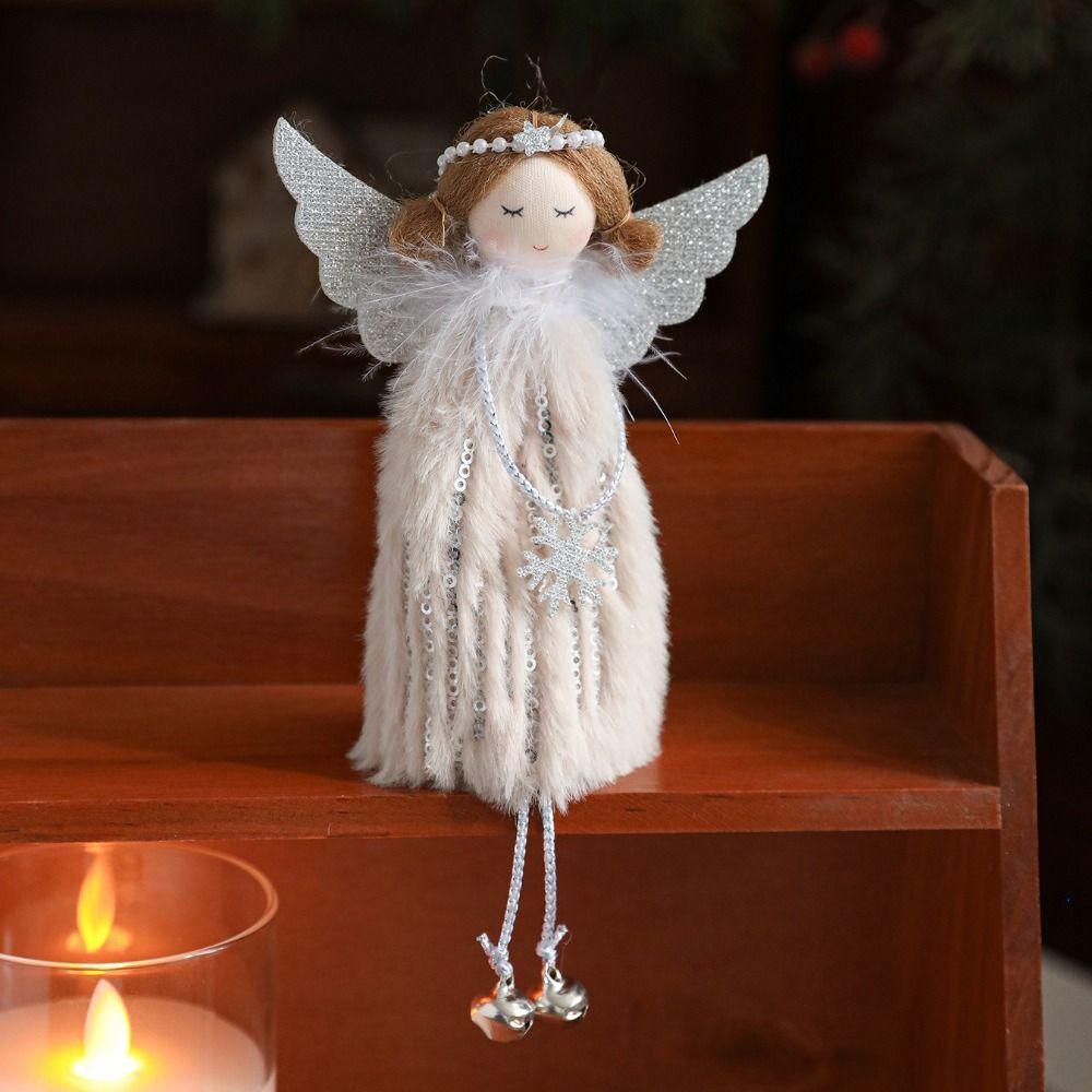 Lovely Design Christmas Tree Hanging Pendant Cute Style Hanging Angel Angel Doll  Home Decoration