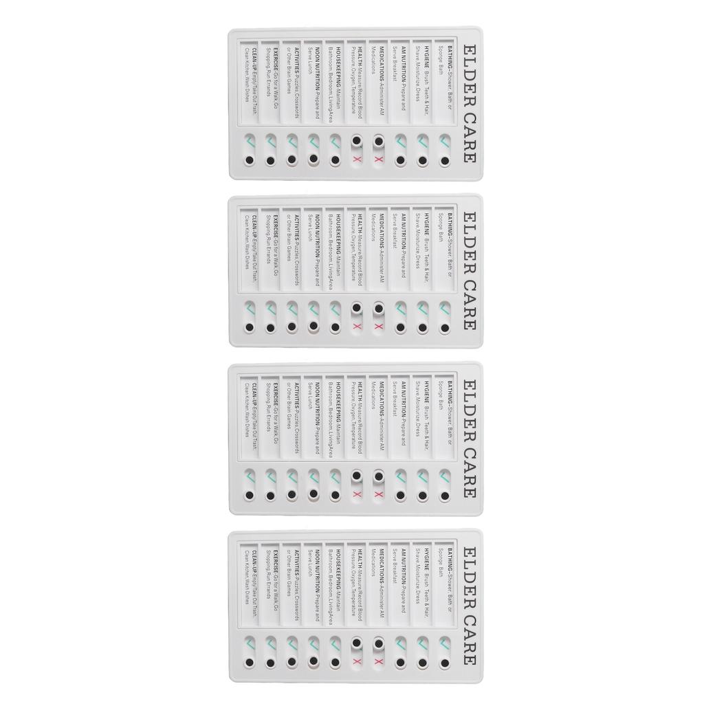 4ks Kontrolní tabulka DIY Výroba Recyklovatelná Přenosná Kontrolní seznam úkolů Odnímatelná Tabulka úkolů pro DIY Zprávy Cestování