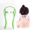 Pressure Point Therapy Neck Massage Tool Pressure Relief Hand Roller Massage Neck Shoulder Dual Trigger Point Self Massager