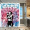 Singer H-Harrys S-Styles Movie White Shower Curtain, Bathroom Decorative Shower Curtain, Waterproof Shower Curtain With Hooks