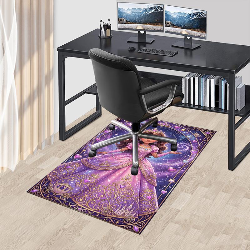 1PC Princess Castle Non-Slip Floor carpet, Office, family, bedroom, Studio - Large Area Rug, Vibrant Colors, Longlasting Material-C0493