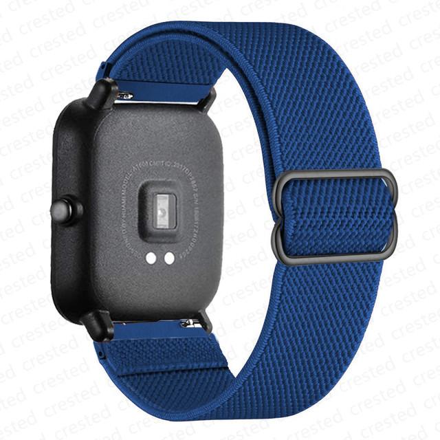 Nylon Band For Amazfit GTS 4/2/2e/3/GTS2 Mini/GTR/4/3/Pro/GTR2/stratos Bracelet Correa Amazfit Bip 6 5 3 20mm/22mm Watch Straps