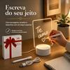 3D Acrylic Led Lamp For Writing Messages Notes And Drawings With Erasable Pen Room Decor Desk Accessory Gift