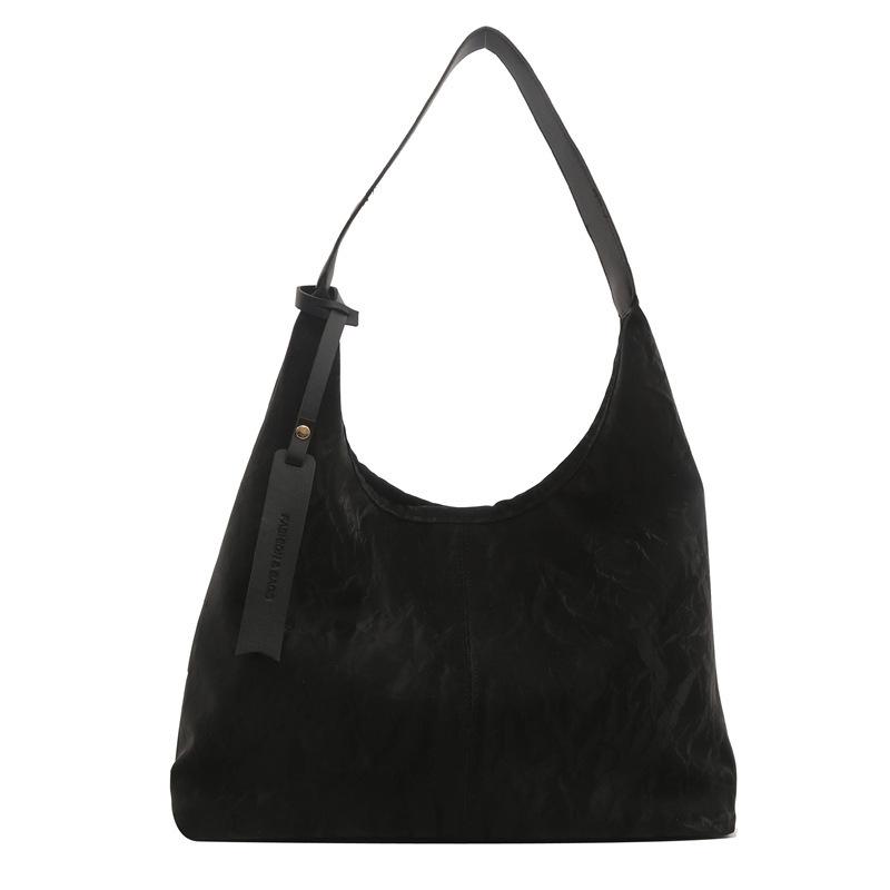 Bag women 2025 new trendy fashion shoulder bag large capacity tote bag temperament commuter messenger bucket big bag