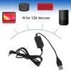 USB 5V to DC 12V 4mm x 1.7mm Power Cable USB Voltage Step Up Converter Cable