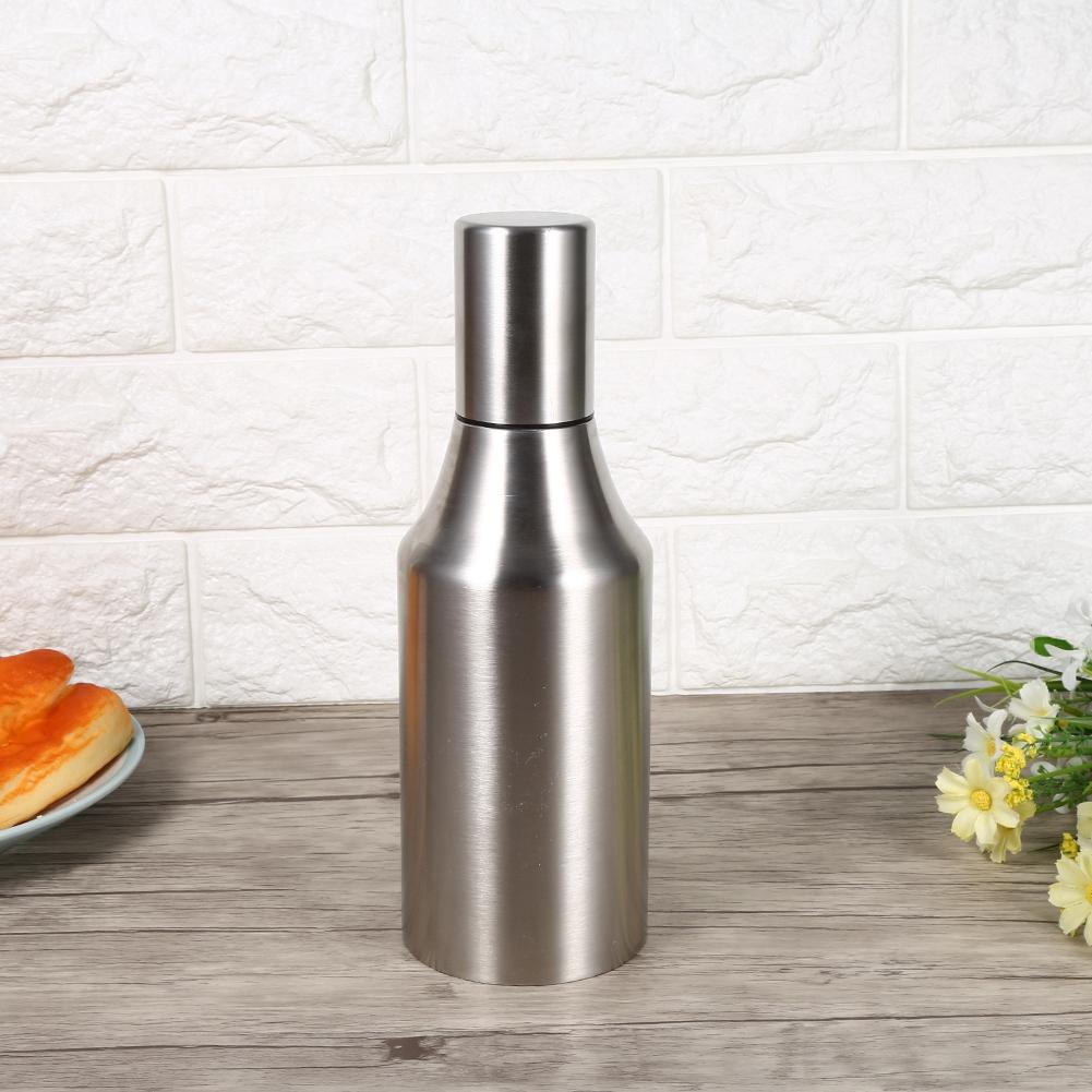 Practical 304 Stainless Steel Oil Pot Can Drizzling Vinegar Dispenser Kitchen Supplies