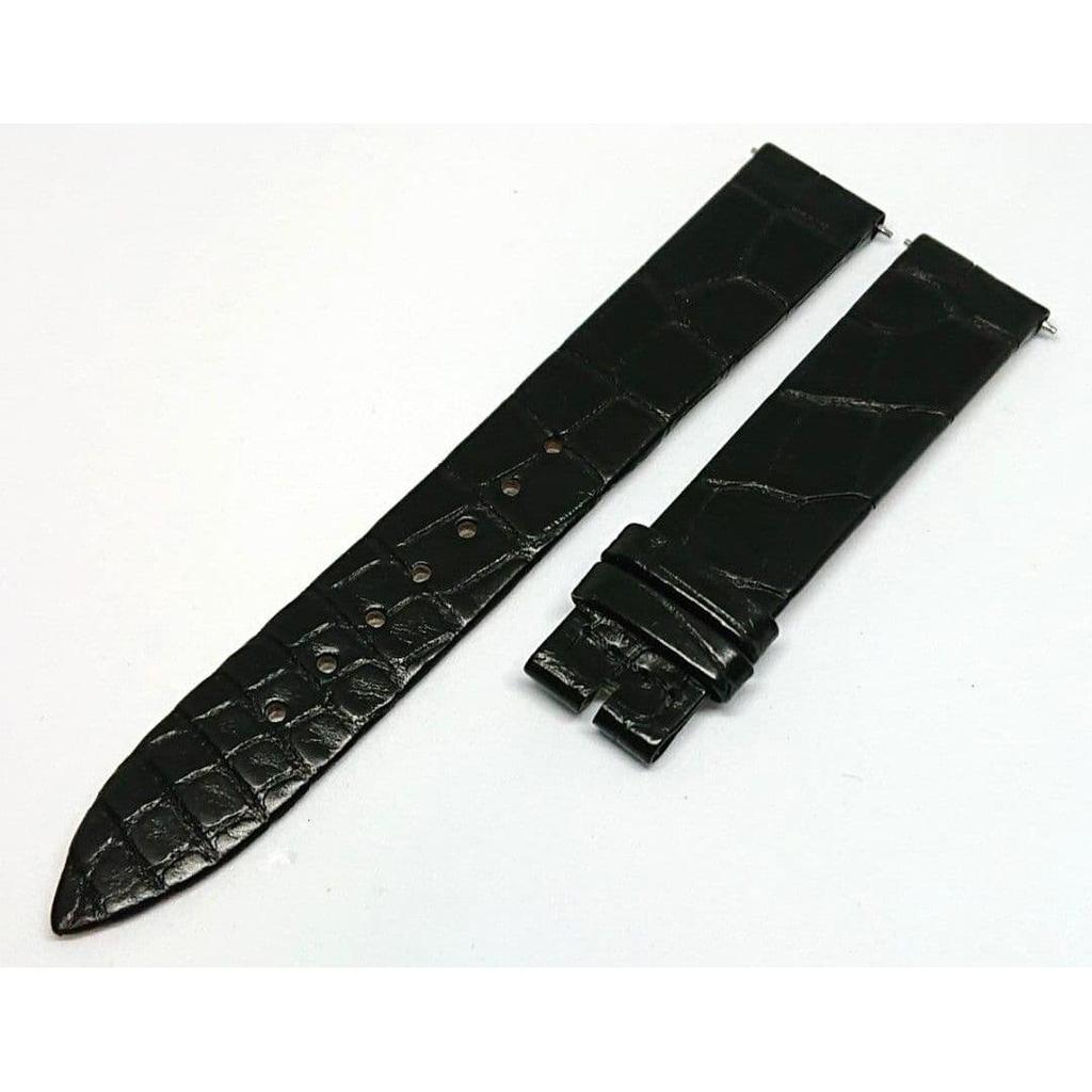Used Jaeger-LeCoultre Genuine Alligator Strap 15mm Black Unused 24