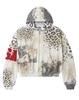 Europe, America 2025 American Graffiti Printing Men's and Women's Loose Casual Zipper Hooded Sweater Trendy Brand