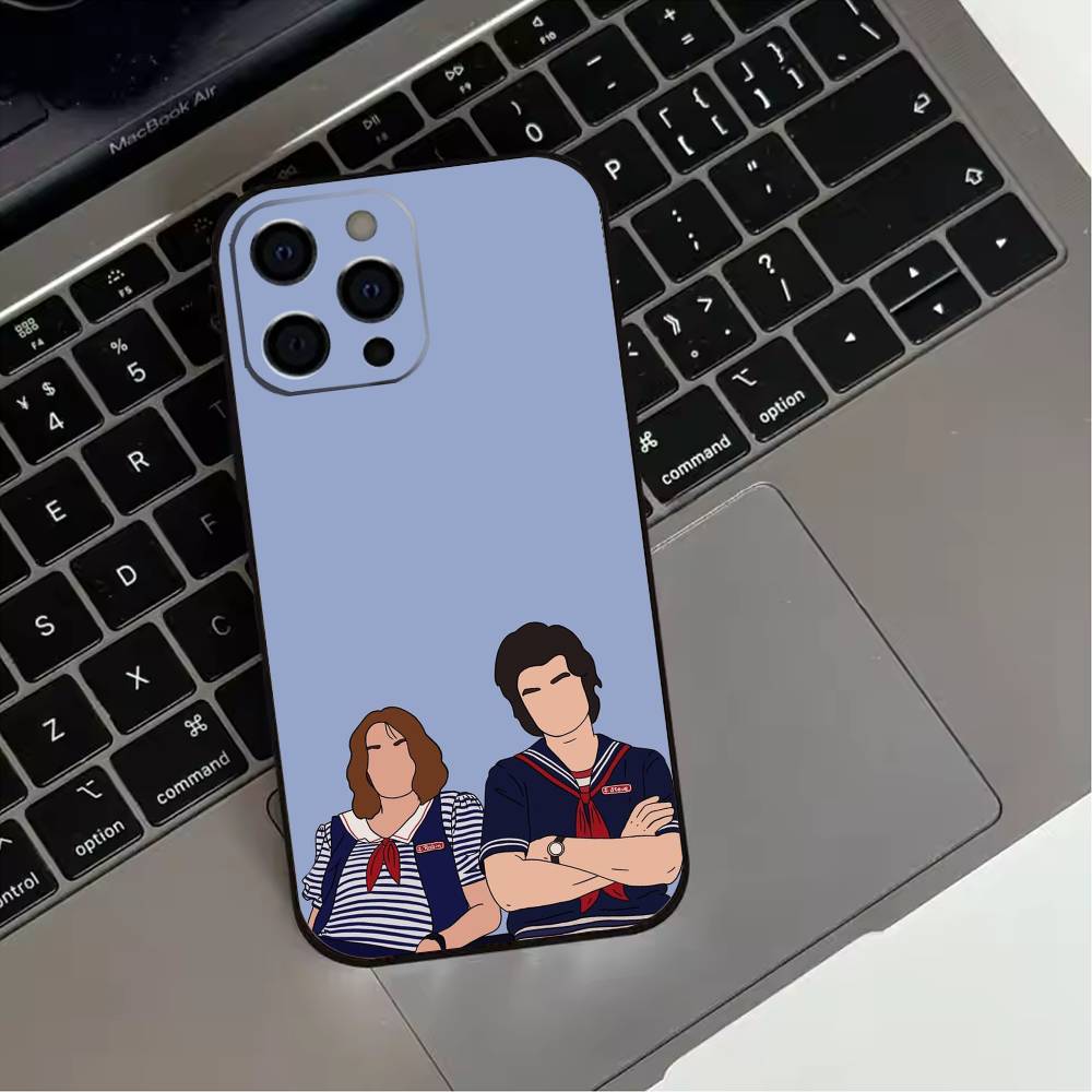 COOL S-Steve H-Harrington  Phone Case For iPhone 17,16,15,14,13,12,11 Plus,Pro Max,XS,Soft Silicone Black Cover