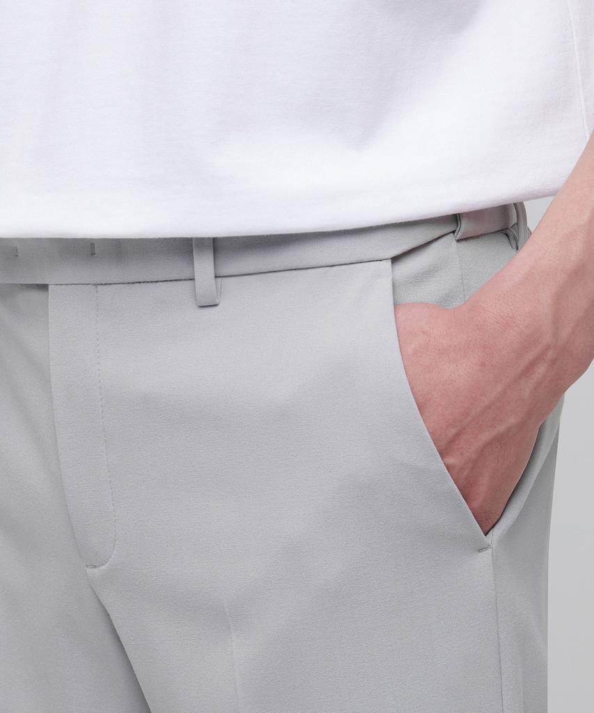 MUSINSA STANDARD Lightweight Semi-Wide Hidden Banding Slacks [Light Gray]