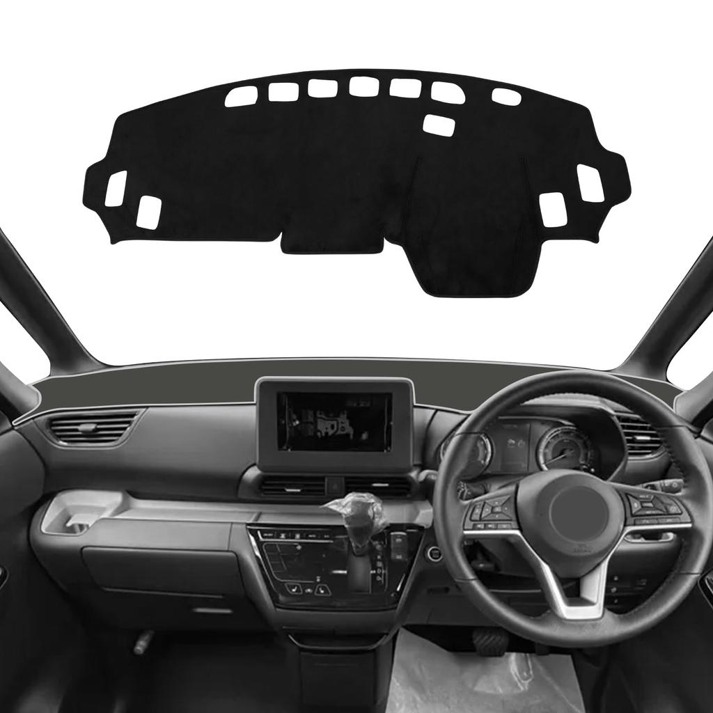 ZUNDUO Přístrojová deska pro Mitsubishi Delica Mini květen 2023 UV flanelová rohož/potah do interiéru (Řada 30, - současnost) - Sluneční clona, opalovací krém,