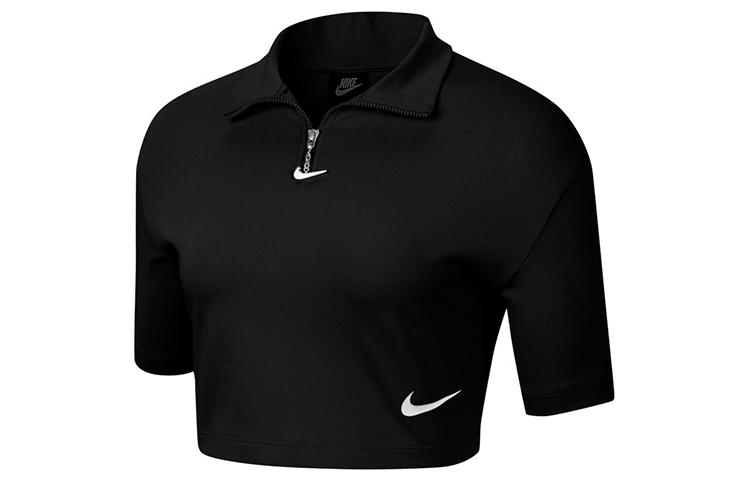Nike Crop Tops Women s Stand Collar Moderate CJ3800-010 XL