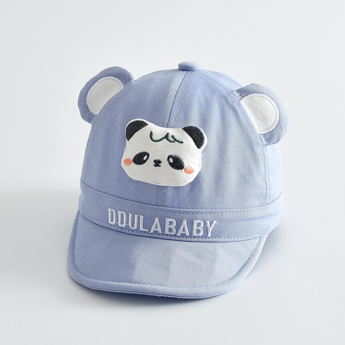 

Panda Kids Soft Brim Windproof Baseball Cap with Sun Protection Hat Size 44-46cm темно-синий