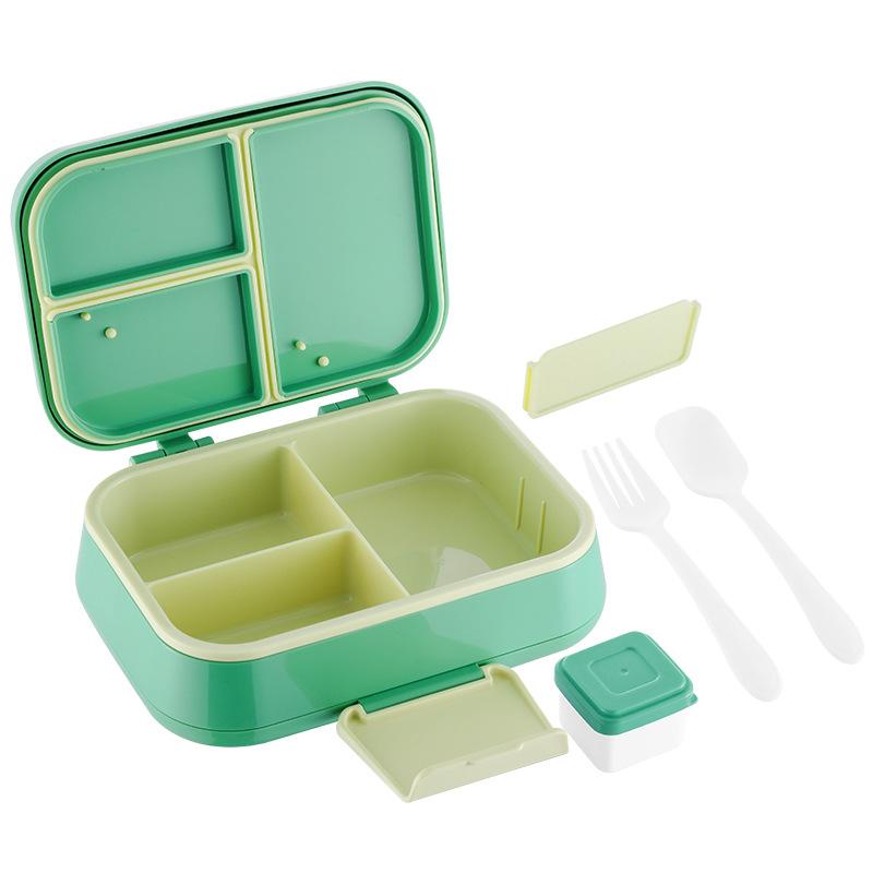 Student Fruit Salad Box Children's Compartmented Sandwich Lunch Box Adult Sealed Lunch Box