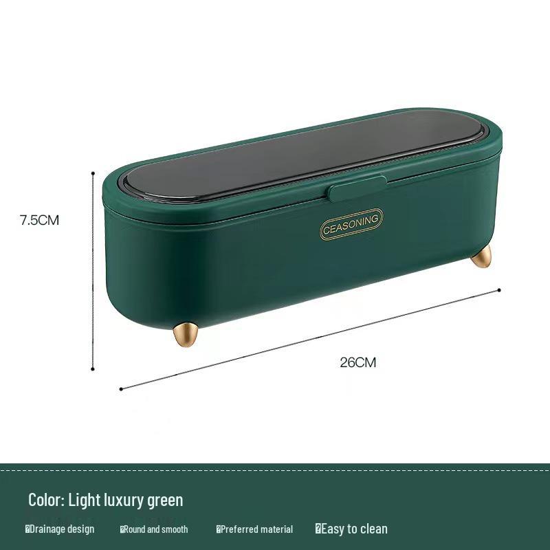 New Multi-Grid Seasoning Box Set: Sealed Kitchen Storage for Salt, MSG, and More