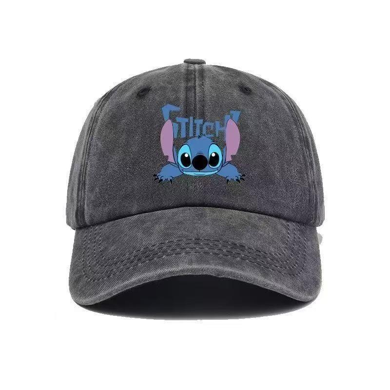 Casquette de Baseball Cartoon Stitch Avec Protection Solaire Pour un Usage Extérieur Décontracté