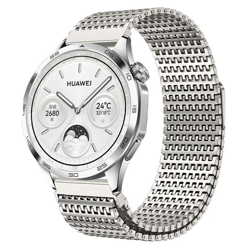 22mm 20mm Magnetický ocelový řemínek pro Huawei Watch 46mm/GT5 Pro GT5 4 3 2 2e Smyčkový náramek pro Samsung Galaxy Watch 3 4 5 6 7 Pásek