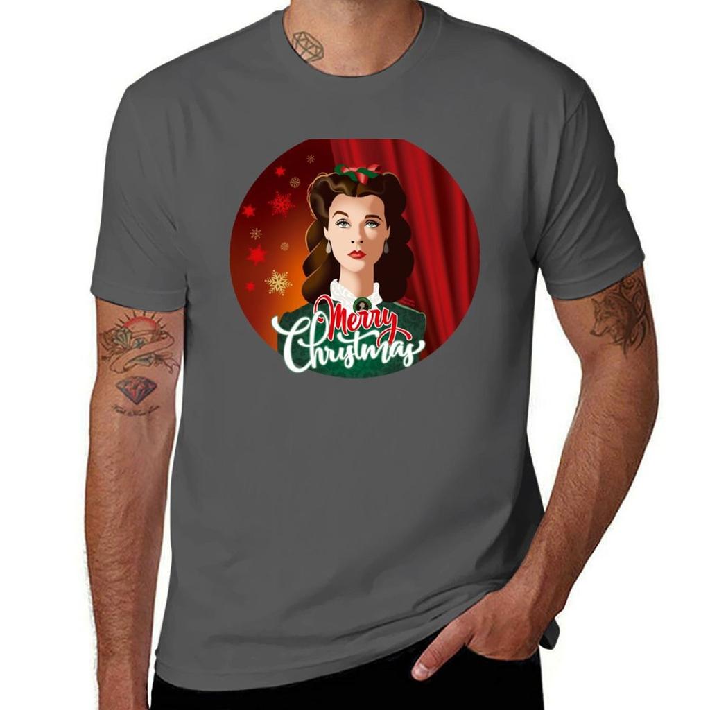 Merry Scarlett Christmas TShirt Novelty Graphic Tee Shirt