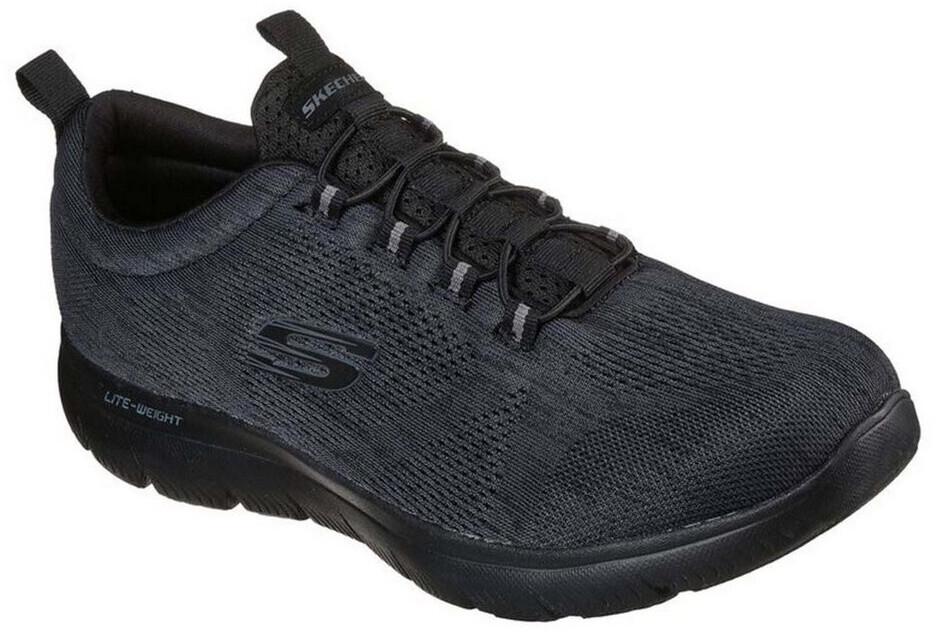 Кроссовки Skechers Summits Louvin slip-on shoes black white