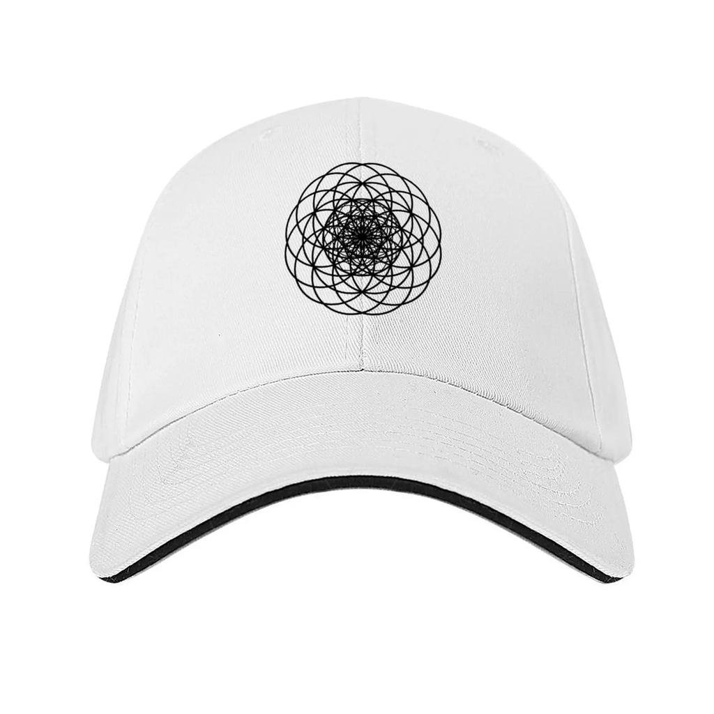 Quasikristallmuster Baseballkappe modische Golfkappe Luxus Herrenhut Rave Herren Tennis Damen