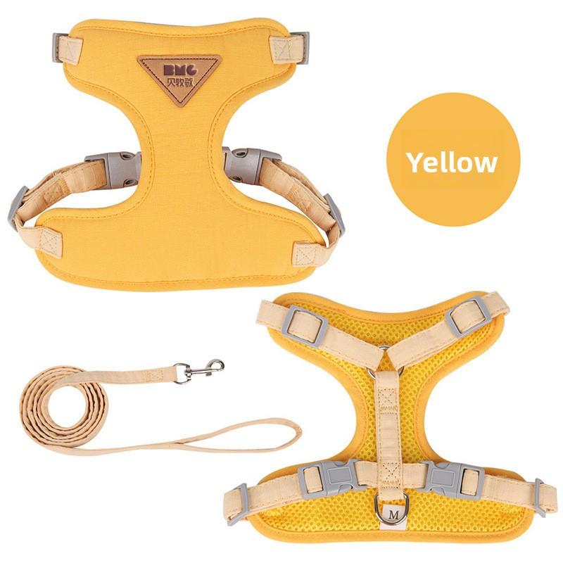 1pc Cat Leash, Vest Type Chest Strap, Adjustable Anti-break and Anti-get Lost Collar, Dog Leash, Pet Leash