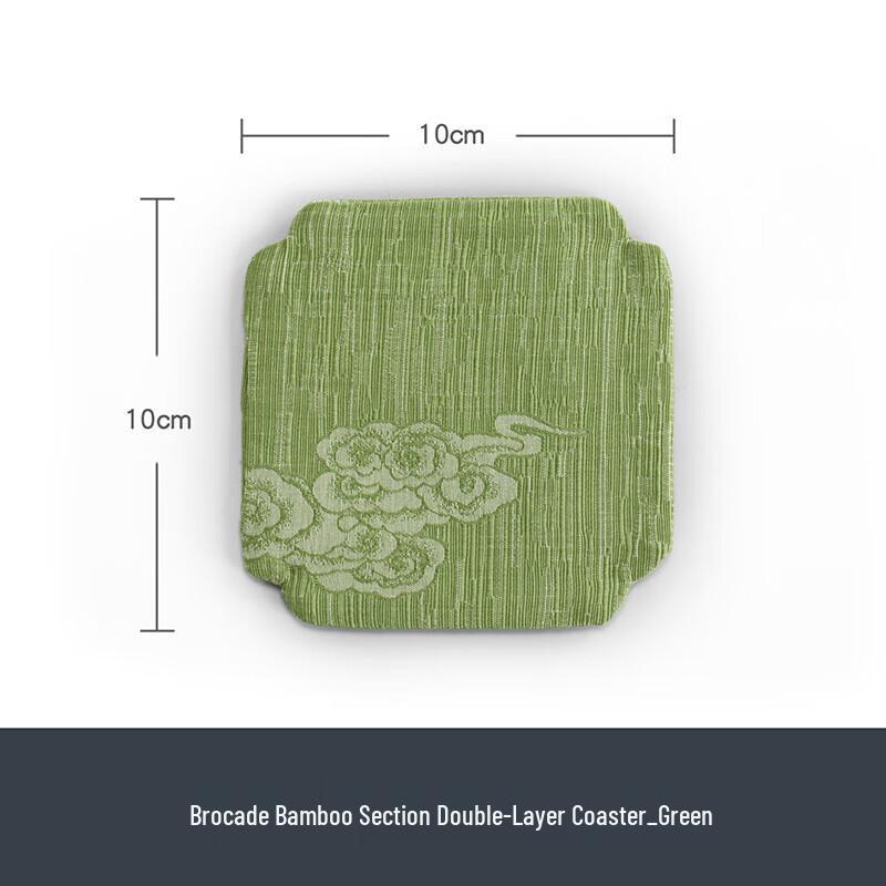 

Mr. Nanshan Auspicious Cloud Brocade Double-Layer Coasters