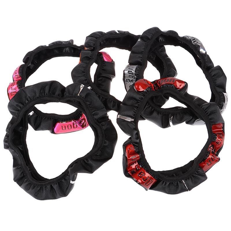 38Cm Universal Dragon Car Steering Wheel Cover Reflective Pu Leather Business