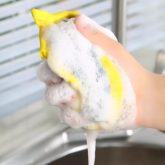 10Pcs Double Layer Wire Dishwashing Rags Non-Scratch Wire Cleaning Clothes Dish Brush Set Kitchen Household Supplies