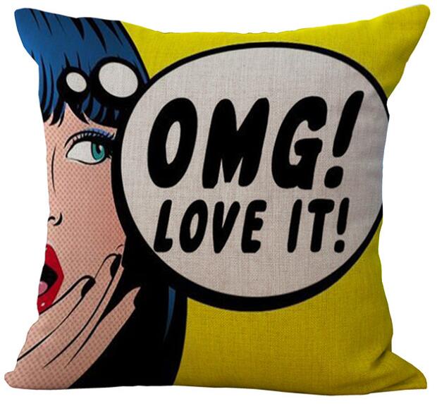 Pillows Cover Fashion Cushion Cover Linen Pillow Case Home Decoration Car Sofa Decorative Pillowcase 45X45Cm