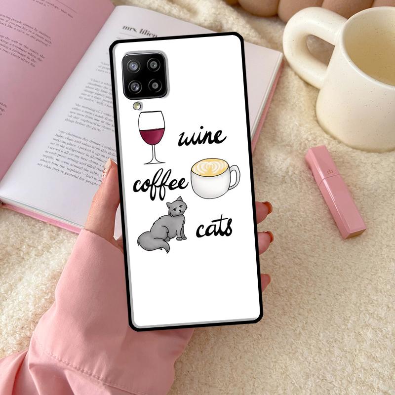 

Coffee Wine Cup For Samsung Galaxy A54 A34 A14 A52 A32 A12 A13 A33 A53 A15 A16 A26 A36 A56 A06 A35 A55 Case Samsung A12