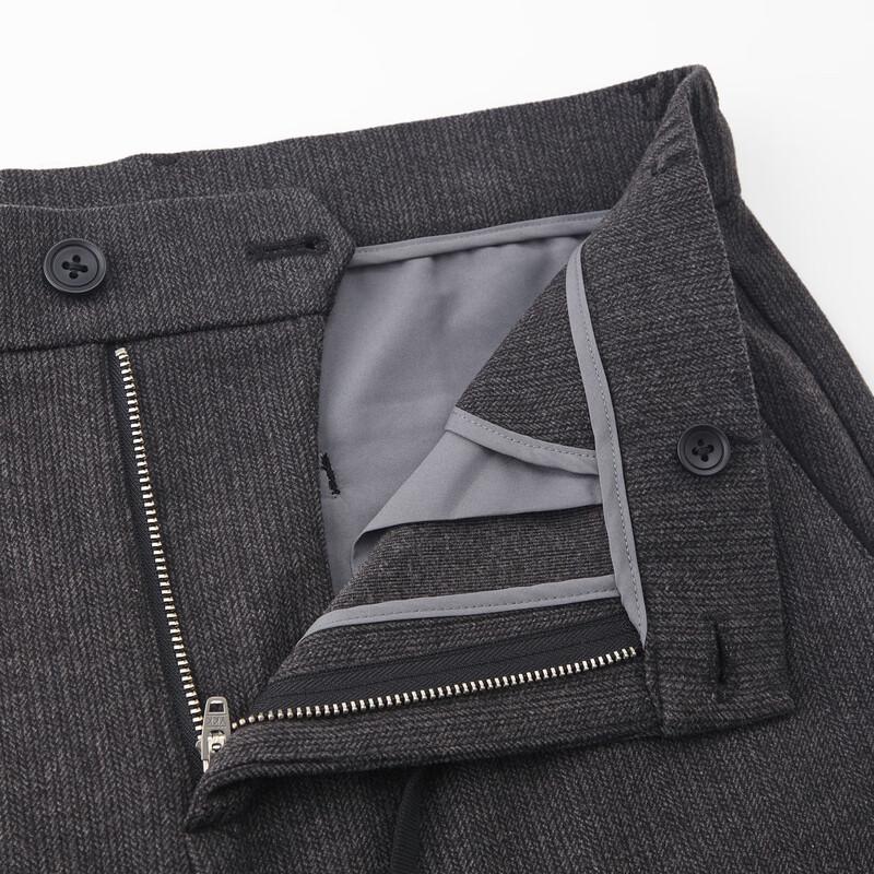 Shanshan Men's Thickened Warm Business Casual Trousers