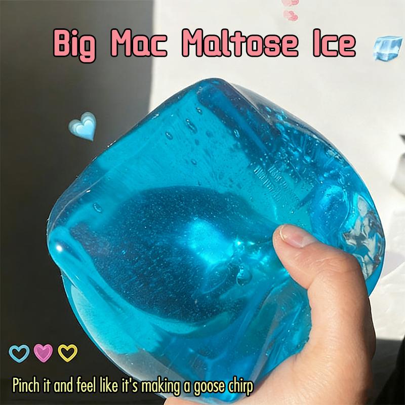 Super Crystal Maltose Ice Cube Maltose Pinch Decompression Toy Relieve Squeeze Toy Anti-stress Sensory Toy For Kids Adults Gift
