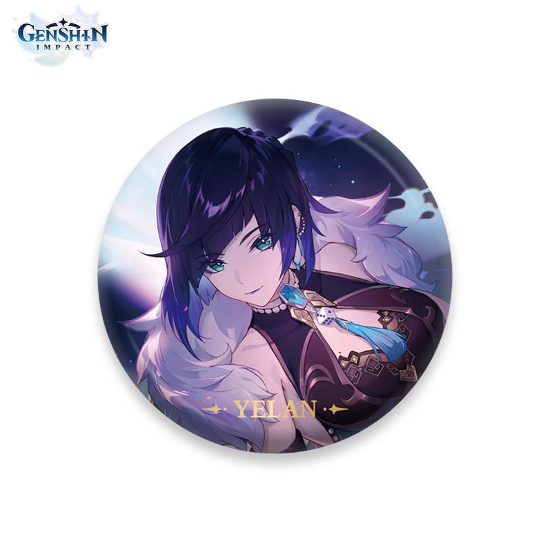 Authorized By MiHoYo 58mm Genshin Impact Theme Serie Character Badges