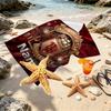 Custom Name Personalized Manchester United Print Beach Towel, for Trip Camping Beach Party Home Decor, Birthday Gift for Family & Friends