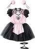Froymine Cosplay Halloween Honmei Momo China JamsCollection Rosa [Klarer Stein] Damen