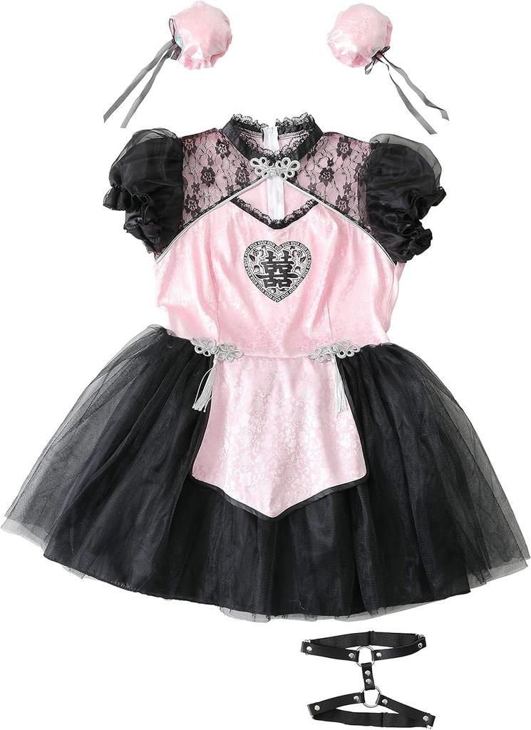 Froymine Cosplay Halloween Honmei Momo Chine JamsCollection Rose [Pierre Claire] Femme