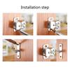 5pcs Door CatchesDouble Roller Closet Catch with Screws Durable Cupboard Cabinet Door Catches for Home Furniture Durable
