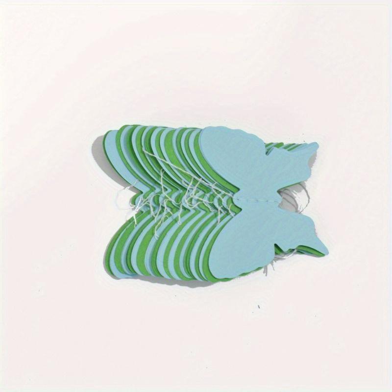 4-meter Colorful Cardboard Rainbow Butterfly Three-dimensional Paper Flower Drawing Wedding Birthday Party Venue Decoration Hanging String Decoration