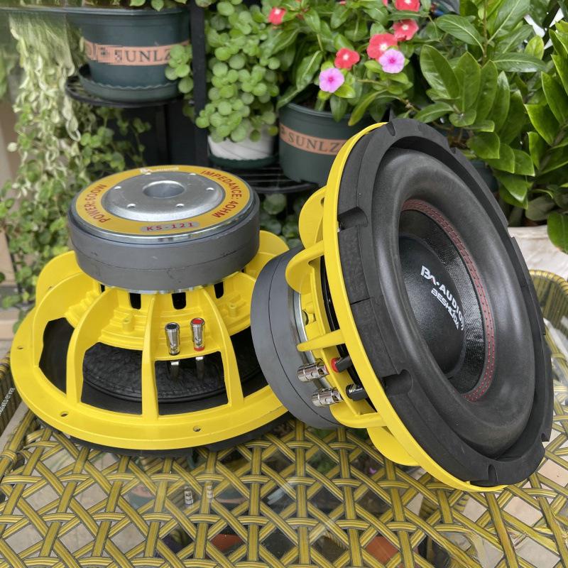 Dual Magnet Long Throw Car Subwoofer Speaker 10", 12", 15" Deep Bass Unit