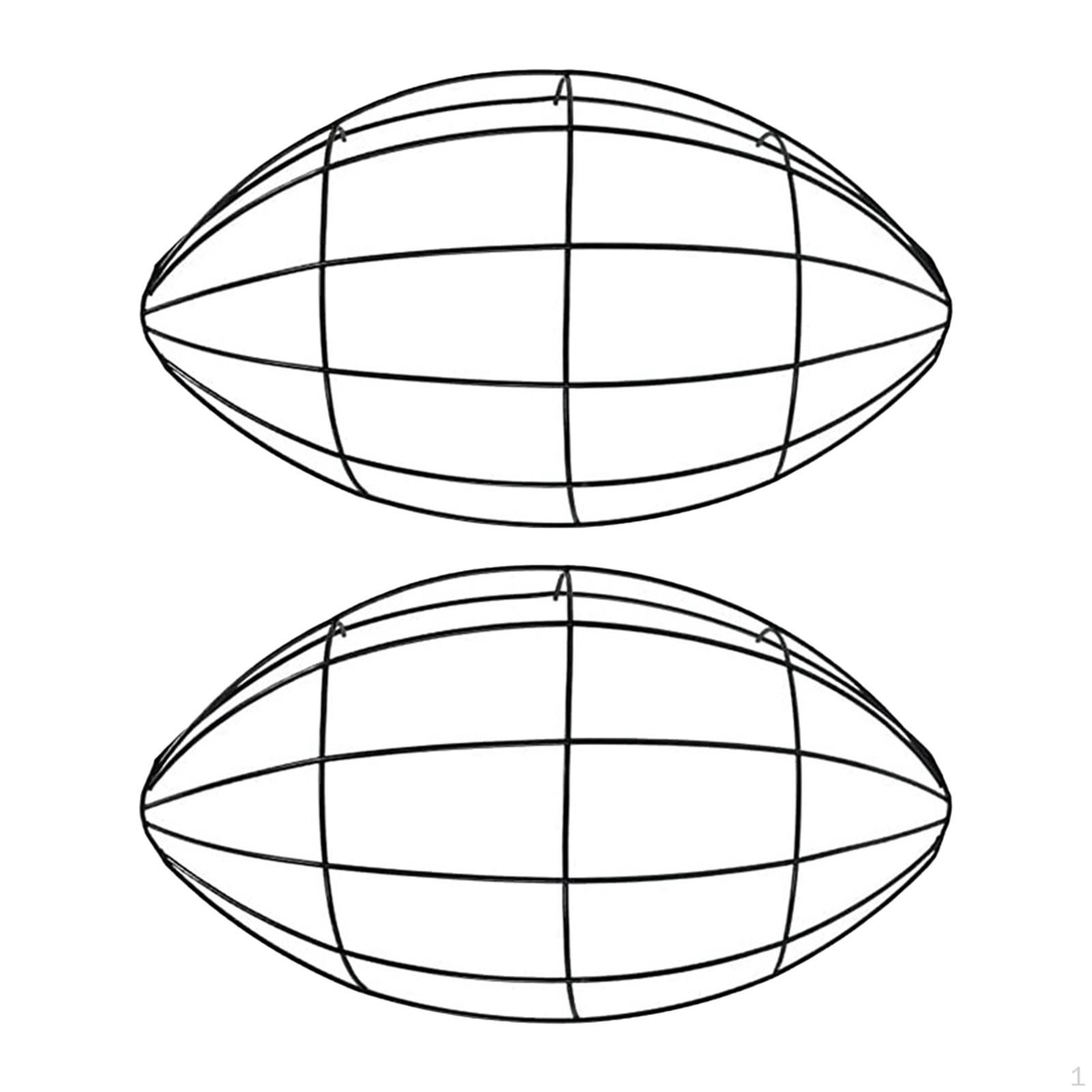 

2 шт. Форма венка в виде футбольного мяча Металлический каркас для флористики Поделки DIY Искусство