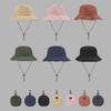 Anti-Sun Hat Mountaineering Hat Thin Stowable Sunproof Waterproof Sun Shading Quick Dry Bucket Shape Summer Camping Hiking