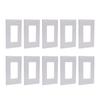 10 Sets Snap On Mount Fit for Leviton 80301 SW Decora Plus 1 Gang Wallplate Mounting Bracket Kit