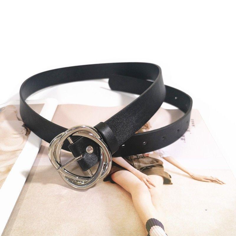 

Fashionable Black Thin Belt For Women Great Addition To Jeans And Autumn Styles