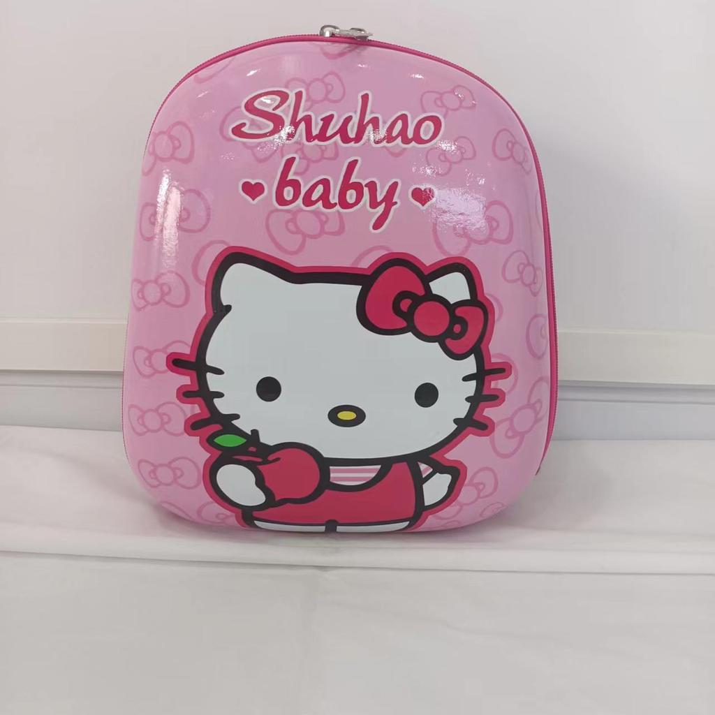 Kids Backpack Cartoon Polyester Breather Waterresistant School Bag For Toddlers And Girls
