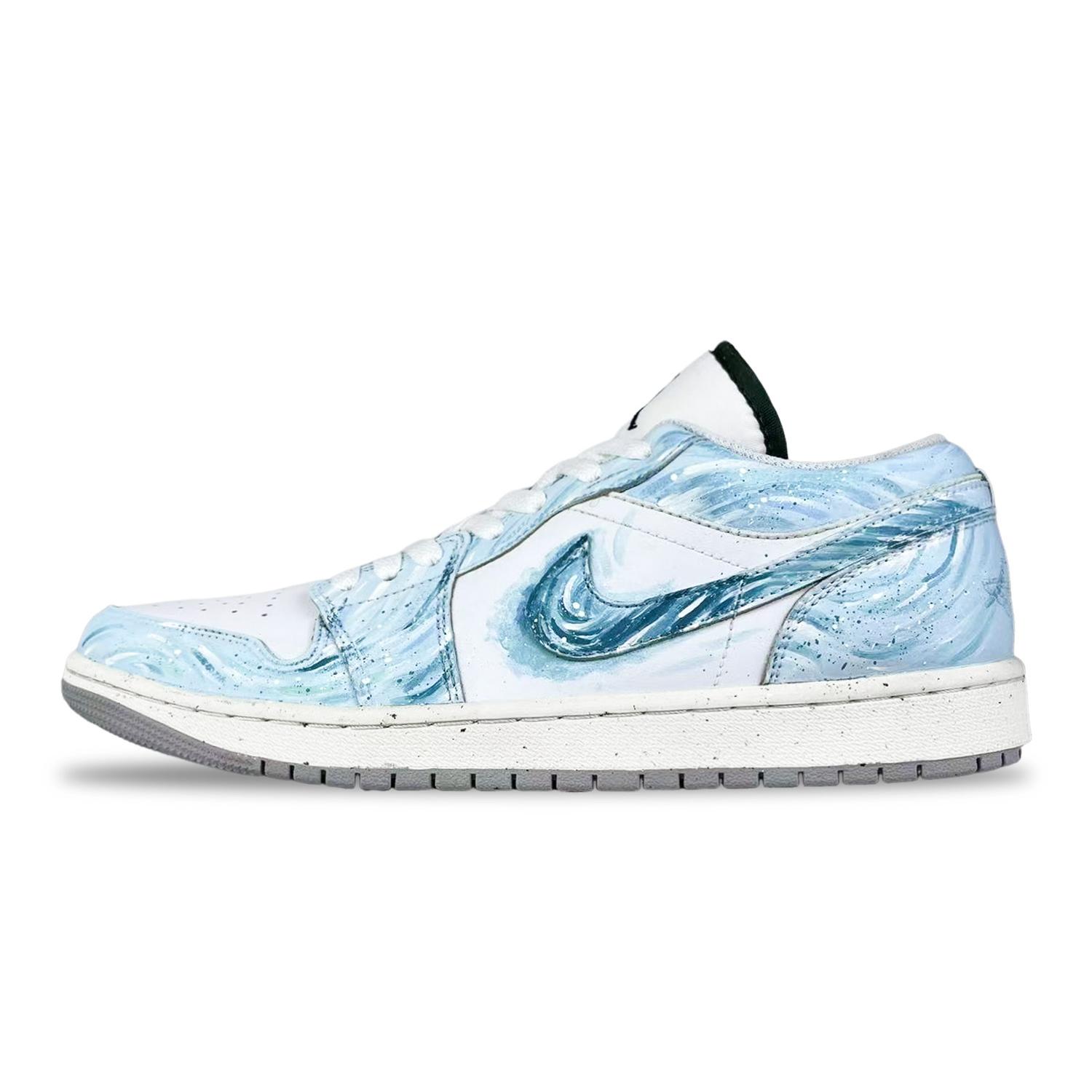 

Jordan Air Jordan 1 Fairyland, Azure Sky Firefly Abrasion Resistant Abrasion Resistant Low top Vintage Basketball Shoes FQ7687-300(Team257-) 42.5