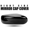 Passenger Side Mirror Cap Cover For 2013-2018 Nissan Altima Sedan Smooth Black