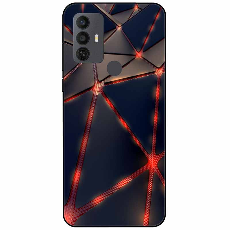 Für TCL 30 SE Hülle 305 6.52'' Silikon Weich Mode TPU Handyhülle für TCL 305 306 30SE Hülle 6165A Bumper Funda für TCL30SE 405