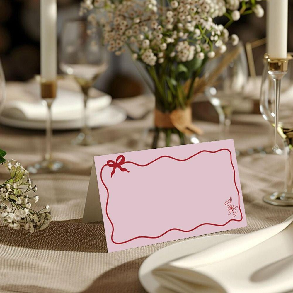 Pink Butterfly Design Wedding Seat Cards Elegant Wedding Guest Name Cards Wedding Party